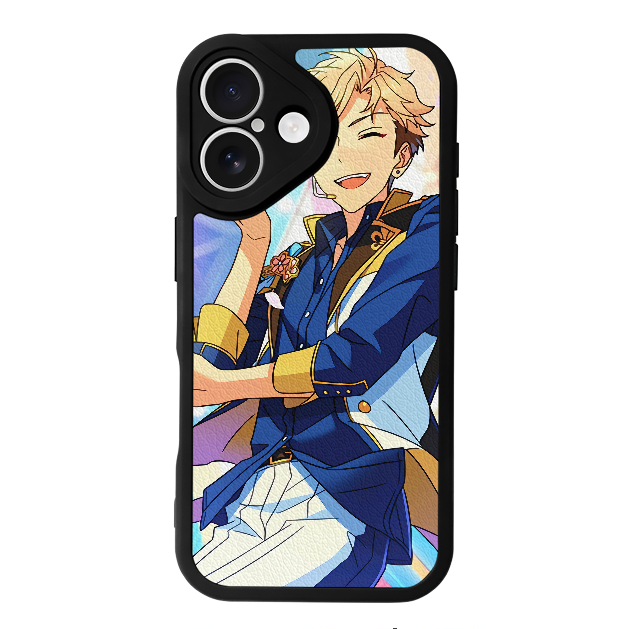（画像用） あんさんぶるスターズ! Ensemble Stars 【iPhone 16シリーズ対応】シリコンスマホケース（レザー調） 材質：シリコン